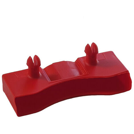 Lot de 1 embout rouge pour lattes de 68 x 8 mm