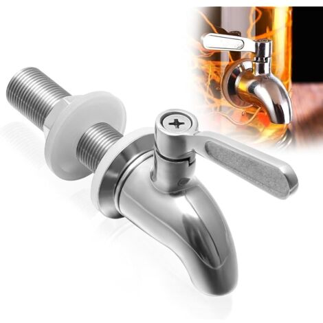Lot de 1 Robinet pour Distributeur de Boisson Remplacement, Robinet pour Fontaine à Eau en Acier Inoxydable, Robinets Fontaine a Punch pour la Maison et la Fête