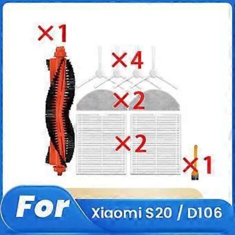 Lot de 10 accessoires pour robot aspirateur S20 / D106