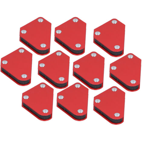 Lot de 10 aimants de soudure ajustables 45° 90° 135° pour assemblage et soudage précis