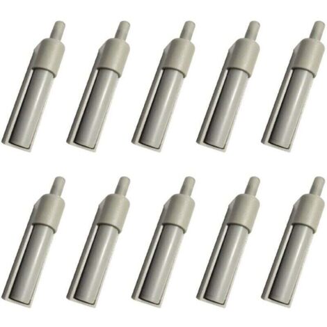 Lot de 10 Amortisseurs de Porte d'Armoire-Rénovation en Douceur pour Portes à Ouvre-Pression-Compatible Tiroirs et Glissières-Amortisseurs Polyvalents Silencieux-Accessoires de Rénovation Durable