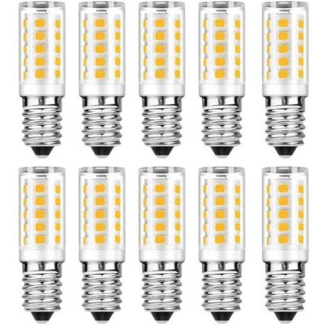 Lot de 10 Ampoule LED E14 - Blanc Chaud 3000K - 5W Equivaut à Ampoule Incandescente 50W - 500LM Non-Dimmable