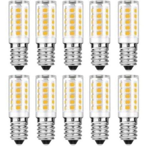 Lot de 10 Ampoule LED E14 - Blanc Chaud 3000K - 5W Equivaut à Ampoule Incandescente 50W - 500LM Non-Dimmable