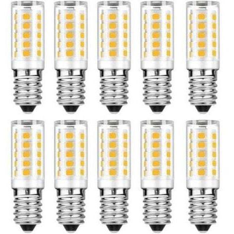 Lot de 10 Ampoule LED E14 - Blanc Chaud 3000K - 5W Equivaut à Ampoule Incandescente 50W - 500LM Non-Dimmable