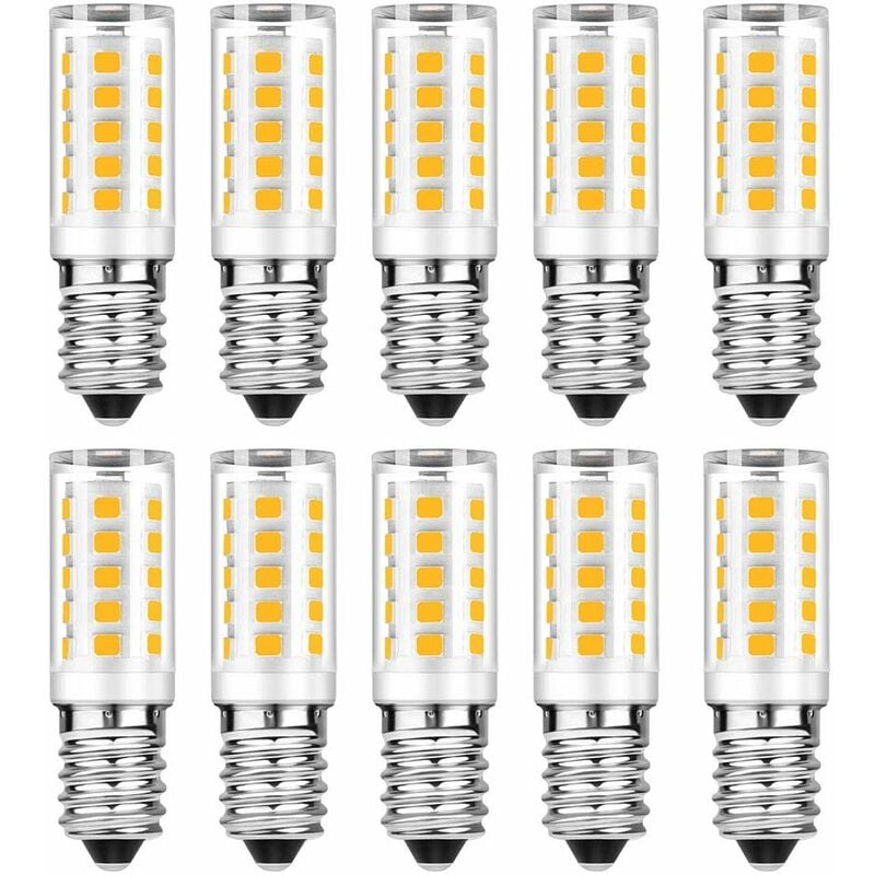 Jusch - Lot de 10 Ampoule led E14-Blanc Froid 6000K-5W Equivaut à Ampoule Incandescente 50W 500LM-Non-Dimmable