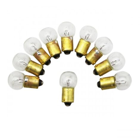 Lot de 10 ampoules GE57 à baïonnettes 12V 4W Flosser pour