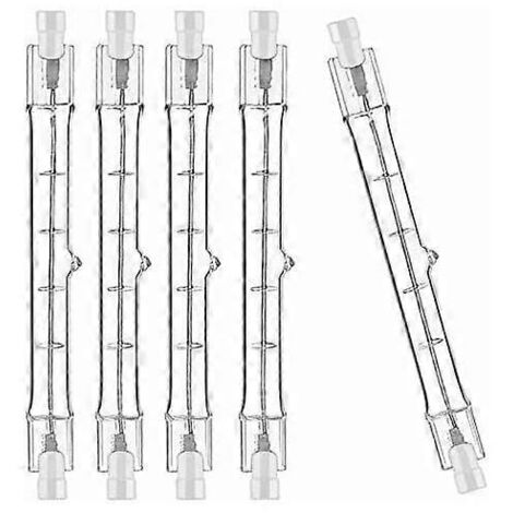 Lot de 10 ampoules halogènes R7S, 118 mm, 300 W, 230 V, tige halogène R7S, 118 mm, ampoule halogène R7S, tige halogène à intensité variable.
