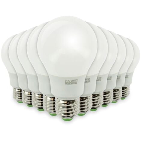 ARUM LIGHTING Lot de 10 Ampoules LED E27 11W Eq 75W 1055 Lumens Température de Couleur: Blanc neutre 4000K