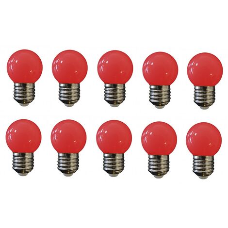 Calex 473428-1w e27-rouge ampoule boule led