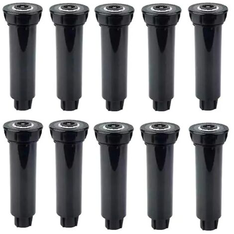 Lot de 10 arroseurs escamotables, outils de jardinage, têtes de pulvérisation pour fournitures de jardin, équipement d'irrigation à 360°, printemps