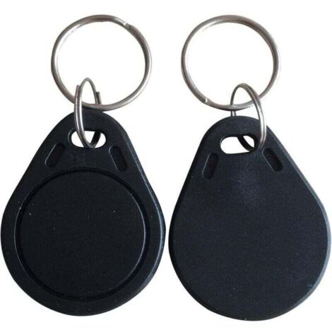 Lot de 10 Badges RFID 13.56Mhz Programmable MCT Android UID modifiable Puce CUID Noir