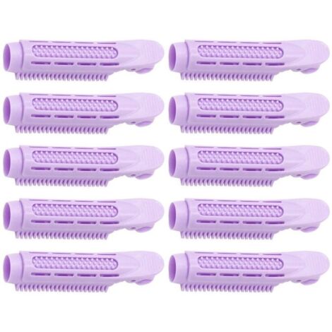 Lot de 10 bigoudis pour cheveux, brosse à cheveux, pince à cheveux, rouleau pour franges