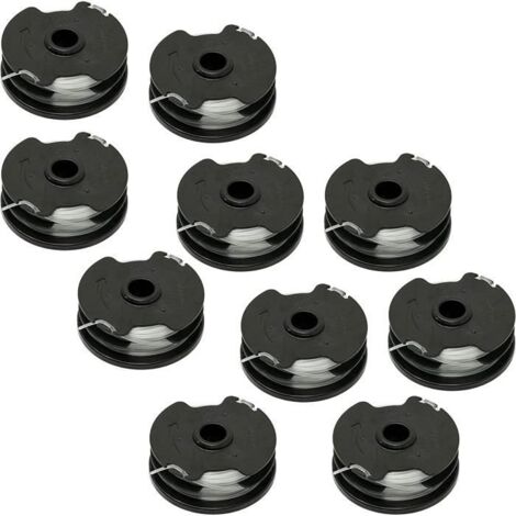 Lot De 10 Bobines Pour Coupe-Bordures Sans Fil Parkside Prta 20 Li C3 Ian351753 Tondeuse Sans Fil Sense Accusense