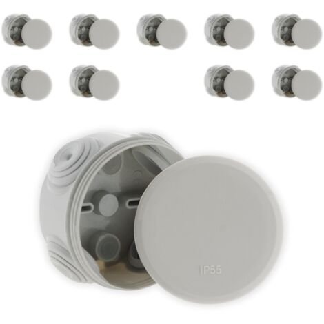 Schneider junction box IP55 60X40 ROUND with rubbers ENN05001