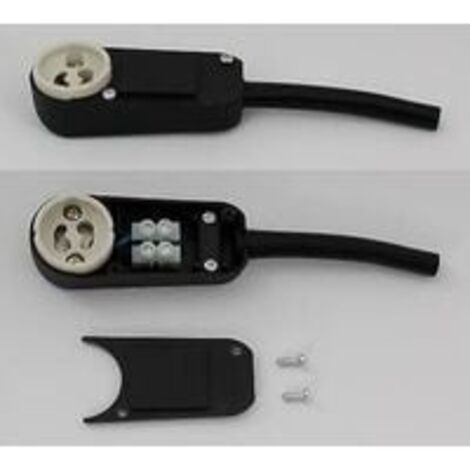 lot de 10 boîtiers de connexion, douille GU10 pour LED et spot halogène encastré