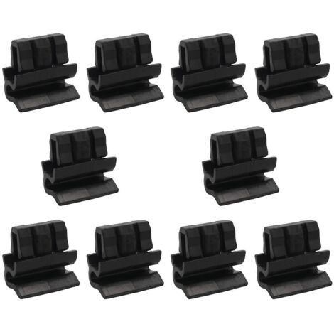Lot de 10 boucles en plastique pour coffre avant de Tesla Model 3, clip de fixation du capot avant (réf. 1472872-00-C).