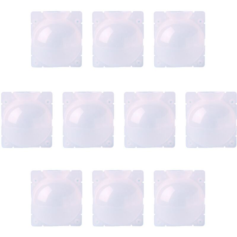 Lot de 10 boules de propagation de racines de plantes en plastique transparent réutilisables à haute pression pour plantes d'intérieur et