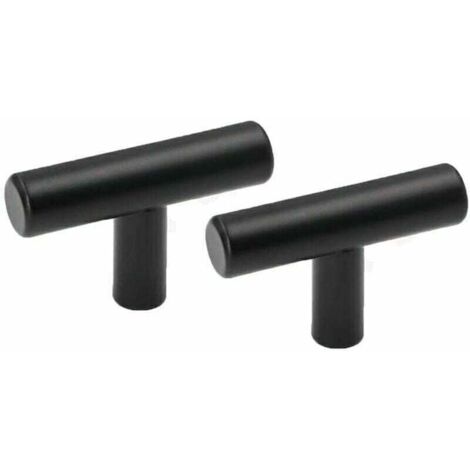 Lot de 10 Bouton de Meuble Porte T Bar Baton Tiroirs
