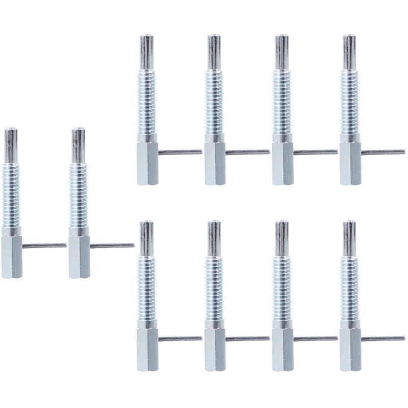 Feiyue - Lot de 10 broches en acier inoxydable pour appareils électriques, ressort de piston rétractable, ampoule décorative, accessoires mécaniques,