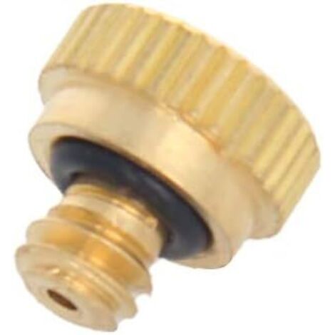 Lot de 10 buses brumisation en laiton - Filetage 0,6 mm Tête rechange pour système refroidissement extérieur 1PCS 0.5