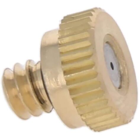 Lot de 10 buses brumisation en laiton - Filetage 0,6 mm Tête rechange pour système refroidissement extérieur 1PCS 0.6