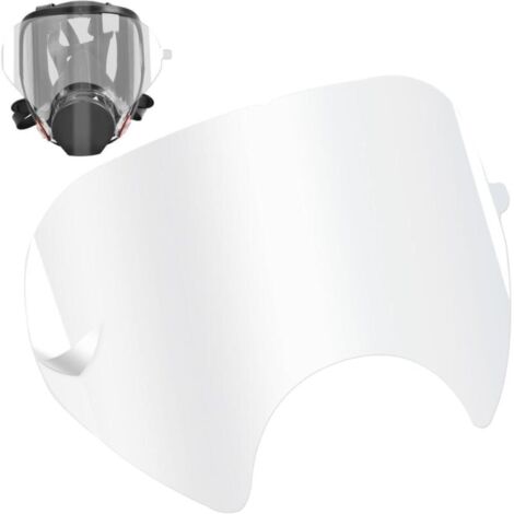 Lot de 10 Cache Objectifs Détachables pour Masques 3M 6000, 6800, 6900 Protection Complète et Facile à Installer.