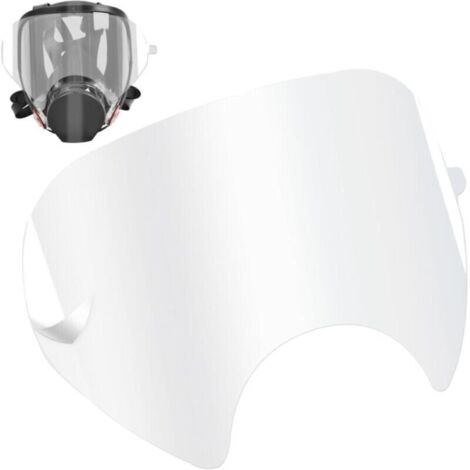 Lot de 10 Cache Objectifs Détachables pour Masques 3M 6000, 6800, 6900 Protection Complète et Facile à Installer.