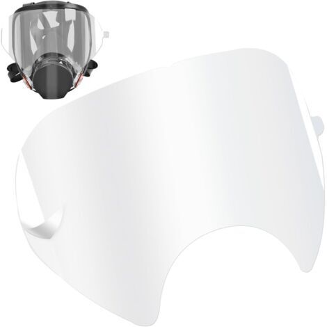 Lot de 10 caches d’objectif détachables pour masques 3M modèles 6000, 6800 et 6900 – protection complète et installation facile