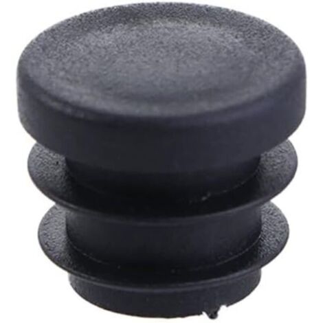 Lot de 10 capuchons à lattes rondes de 16 mm, capuchons à lattes en tube rond, capuchons de chaise ronds en plastique, capuchons à ailes rondes, protection parfaite pour les meubles et les sols-Crezuo