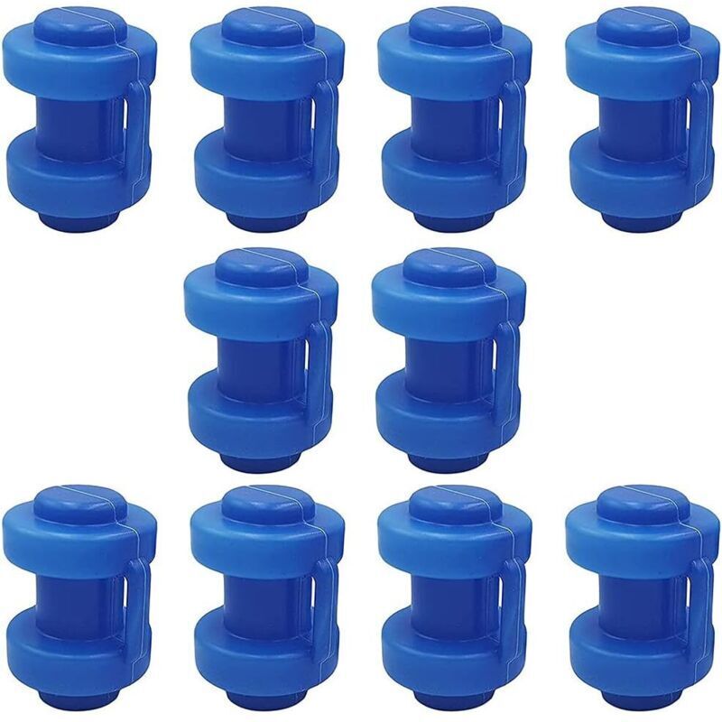 Lot de 10 capuchons de poteau de trampoline, capuchons de poteau de clôture de trampoline durables, capuchon de couverture de trampoline épaissi pour