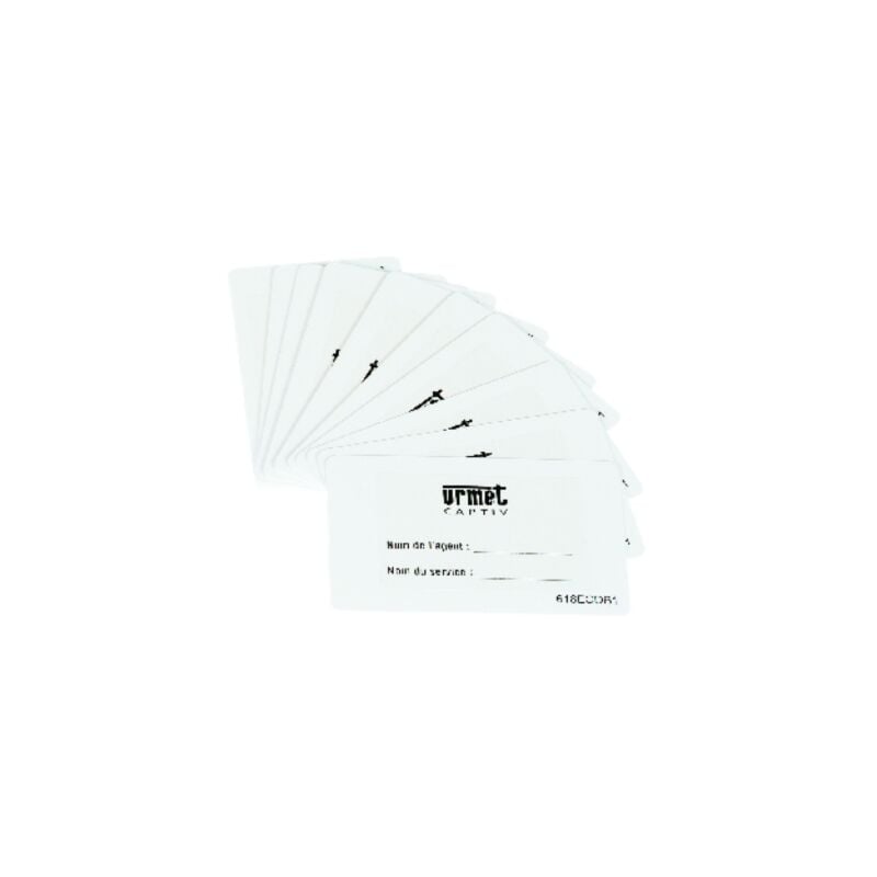 Lot de 10 cartes agents vigi Urmet carte/agent/vgk