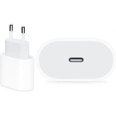 Lot de 10 Chargeur Adaptateur secteur USB-C 18W Blanc compatible Pour iPhone 11 Pro Max - Marque Yuan Yuan -