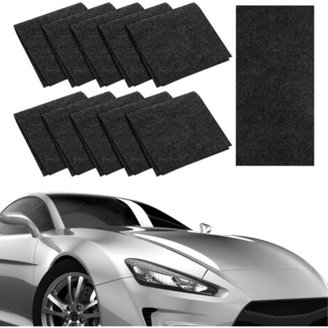 Lot de 10 Chiffons Nano Sparkle pour enlever Les Rayures Légères Nano Sparkle Cloth Anti Rayures Voiture pour Réparation de Rayures Légères Nettoyage Carrosserie Toutes Couleurs Auto Moto