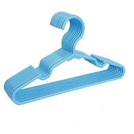 Lot de 10 cintres en plastique antidérapants pour bébés et enfants, pour vêtements et chambres d'enfants.