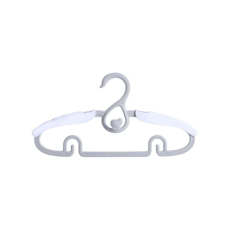 Lot de 10 cintres résistants aux hautes températures, réglage de plusieurs positions pour balcon, gris