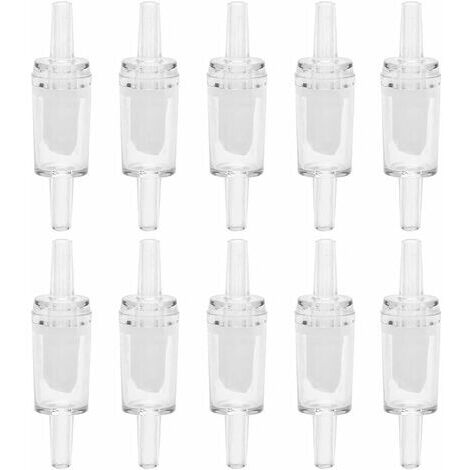 Lot de 10 clapets anti-retour pour pompe à air d'aquarium, blanc, Fonepro