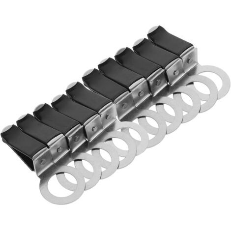 Lot de 10 Clips de Ventilation Voiture en Métal Robuste Supports pour