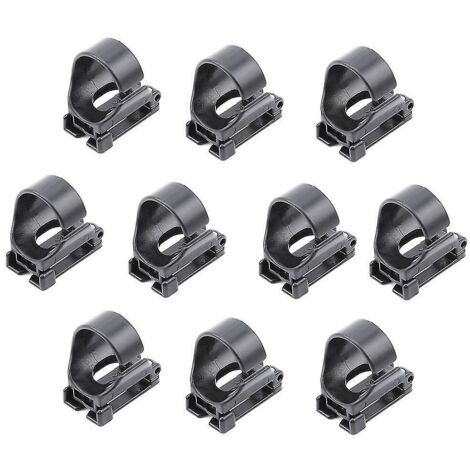 Lot de 10 clips en silicone pour masque et tuba de plongée sous-marine - Accessoires de rechange