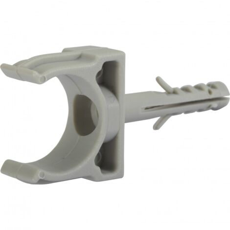 Lot de 10 clips et chevilles, diam. 20 x L.60 mm