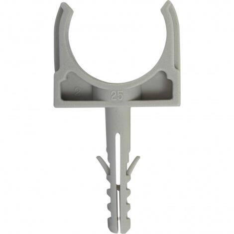 Lot De 10 Clips Et Chevilles, Diam.25, L.65 Mm