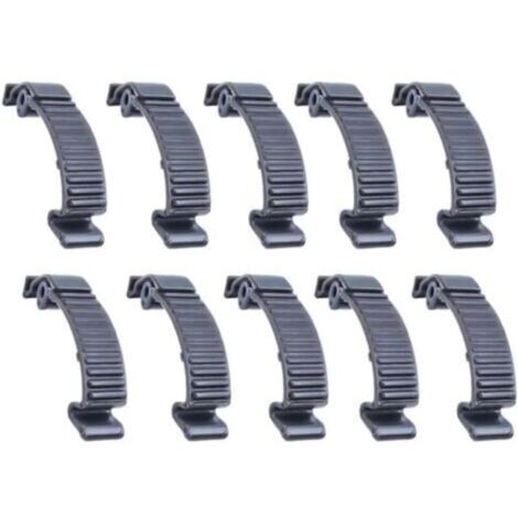 Lot de 10 colliers de serrage pour culasse de tronçonneuse pour modèles 435 440E 445 450 450E 570 575 576 Pièces de rechange Outils de jardinage Accessoires en plastique Matériel d'entretien de-Crezuo