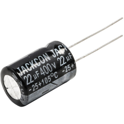 lot de 10 Condensateur 22µF, 400V c.c. 10X17MM