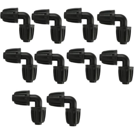 lot de 10 connecteur, tuyau 13 mm, plastique résistant uv, système irrigation goutte à goutte, jardin agriculture
