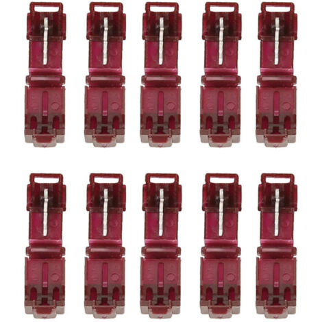 Lot de 10 connecteurs rapides pour fil de 0,25 - 1 mm de diamètre