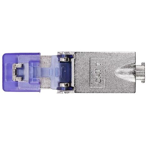 Lot de 10 connecteurs RJ45 CAT8 (sans outil de sertissage) 40 Gbit/s 23/24 AWG B
