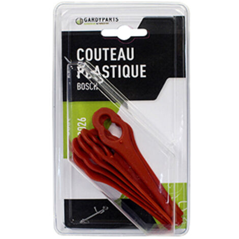 Lot De 10 Couteaux Plastique Adaptable Bestgreen, Bosch, Einhell, Greencut, Güde, Lidl Modèles: Art26li, Art23li, Art26accutrim,