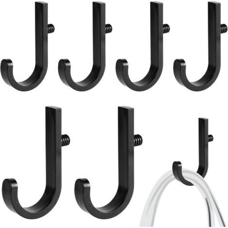 Lot de 10 crochets à outils compatibles avec abri de jardin - Accessoires d'organisation d'abri de jardin en plastique de qualité supérieure pour accrocher des fournitures d'organisation d'abr