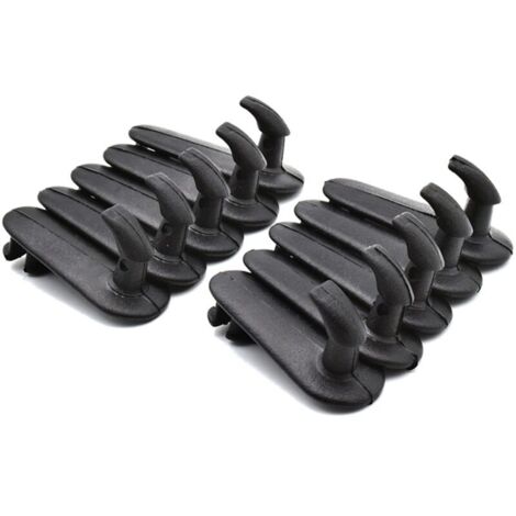 Lot de 10 crochets de fixation pour tapis de sol de voiture pour Corolla Camry Crown Rivet Auto Antidérapant