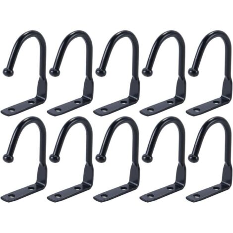 Lot De 10 Crochets Sous Armoire, Porte-tasses, Crochets Métalliques Sous Étagère, Cintres De Rangement Pour Ustensiles