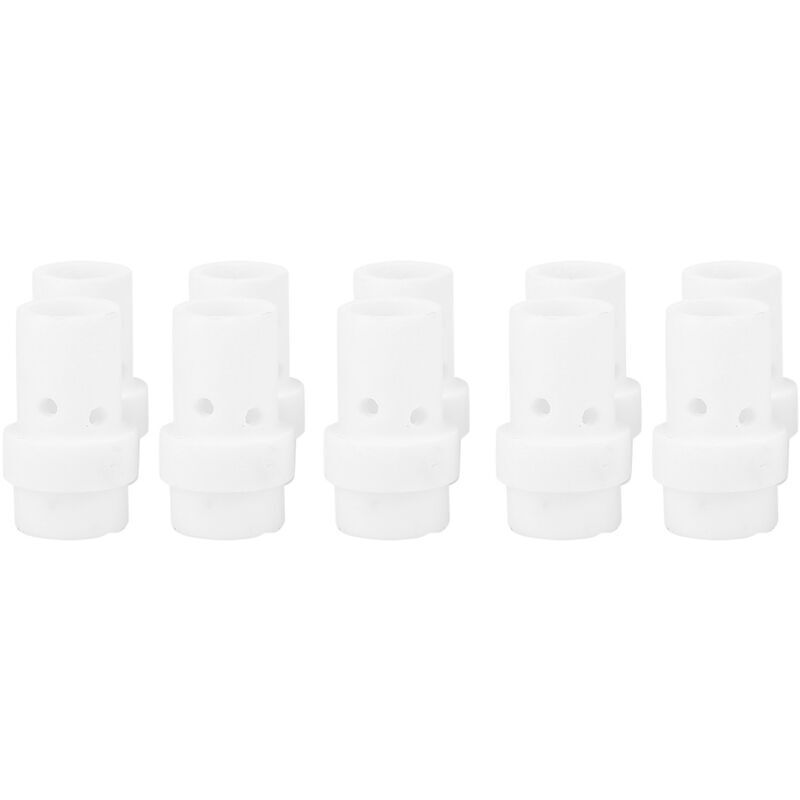 Lot de 10 diffuseurs de gaz MIG 36 KD Diffuseur de gaz en céramique MIG/MAG Soudure Lampe Torche de Soudure consommables